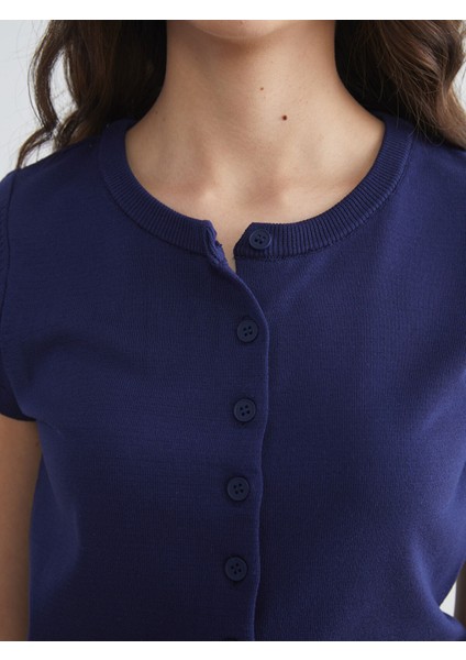 Yeni Sezon Bisiklet Yaka Kadın Triko Hırka modelleri