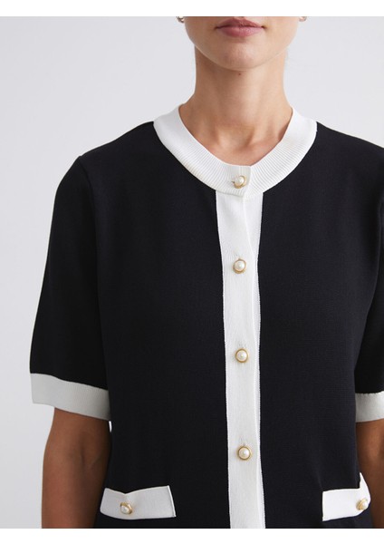 Yeni Sezon Bisiklet Yaka Kadın Triko Hırka modelleri