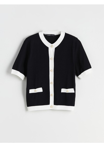 Yeni Sezon Bisiklet Yaka Kadın Triko Hırka indirimleri