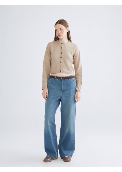 Yeni Sezon Bisiklet Yaka Kadın Triko Hırka fiyatları