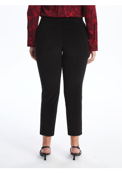 Yeni Sezon Beli Lastikli Kadife Kadın Pantolon fırsatları