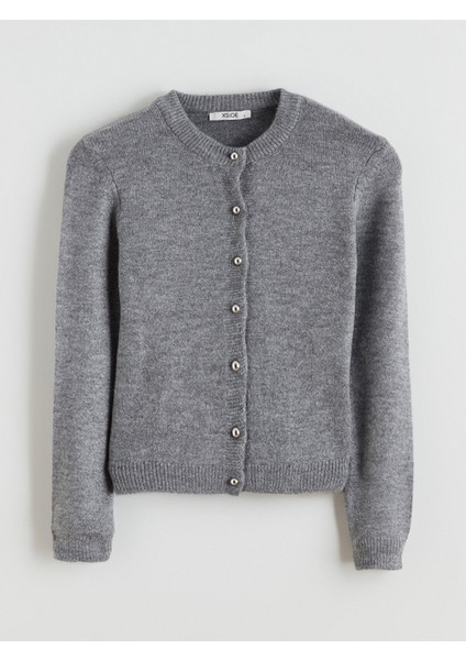 Yeni Sezon Bisiklet Yaka Kadın Triko Hırka