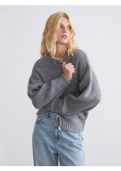 Yeni Sezon Kolej Yaka Kadın Triko Hırka