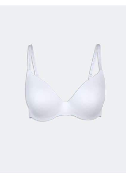 Yeni Sezon Balensiz Yarım Dolgulu Düz Tişört Sütyen