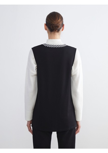 Yeni Sezon V Yaka Çizgili Kadın Yelek indirimleri