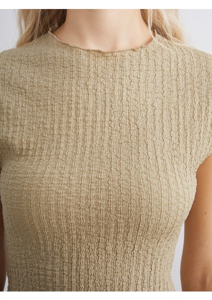 Yeni Sezon Bisiklet Yaka Dokulu Kadın Body modelleri