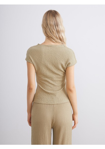 Yeni Sezon Bisiklet Yaka Dokulu Kadın Body fırsatları