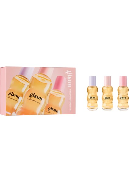 Honey Infused Hair Perfumes - Mini Saç Parfümü Seti 3 x 15 ml
