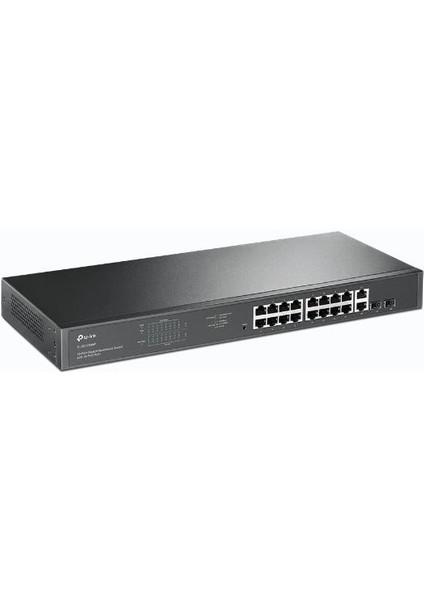 Tp-Lınk TL-SG1218MP 16 Port Gıgabıt+ 2X1GB RJ45/2XSFP Combo 250 Metre Poe Mesafe 250W Rackmount Swıtch fiyatları