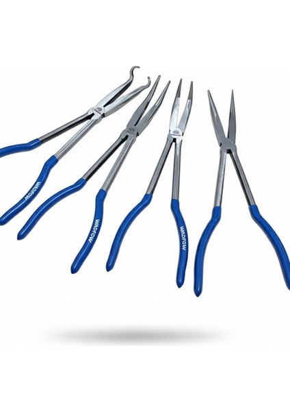 Wadfow 4 Lü Uzun Pense Seti 280MM Profesyonel modelleri