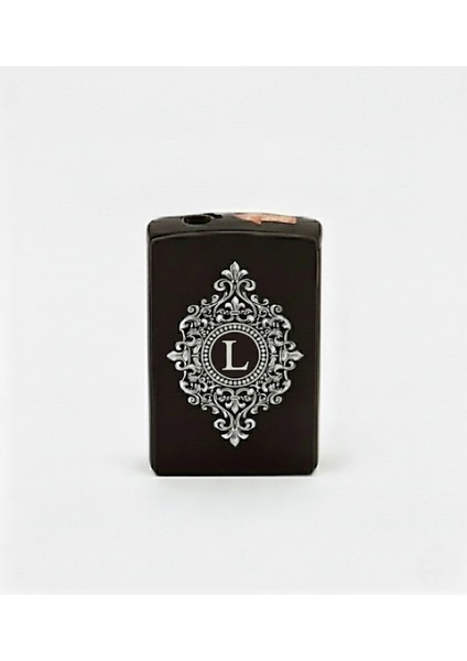 L Harfli Detaylı Kişiye Özel Harf Baskılı Gazlı Çakmak