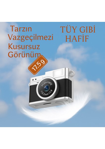 Vintage Mini Dijital Fotgraf Makinesi 1080P 0.96 Inç Ekranlı LED Işıkl fiyatları