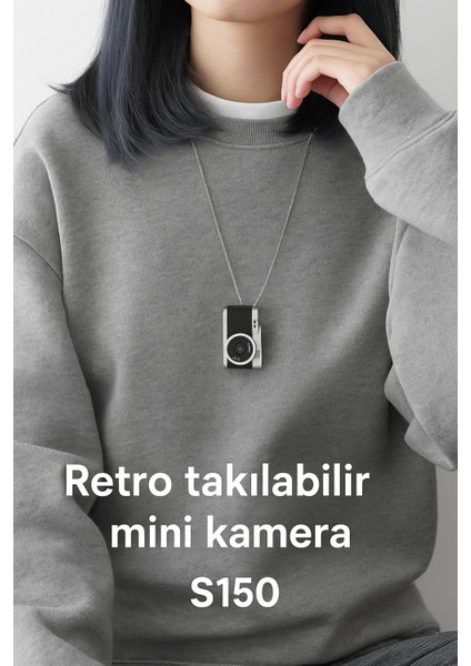 Vintage Mini Dijital Fotgraf Makinesi 1080P 0.96 Inç Ekranlı LED Işıkl fırsatları