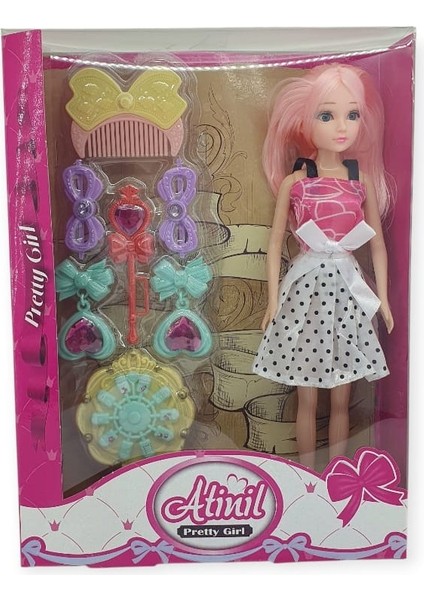 Prenses Bebek Makyaj Seti - Beyaz (Lisinya)