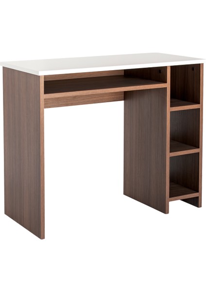Junıor Plus Çalışma Masası Öğrenci Ofis Bilgisayar ve Çok Amaçlı Kullanım 45X90 cm Milano & Beyaz indirimleri