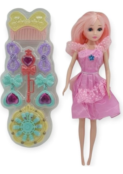 Prenses Bebek Makyaj Seti - Pembe (Lisinya) fiyatları