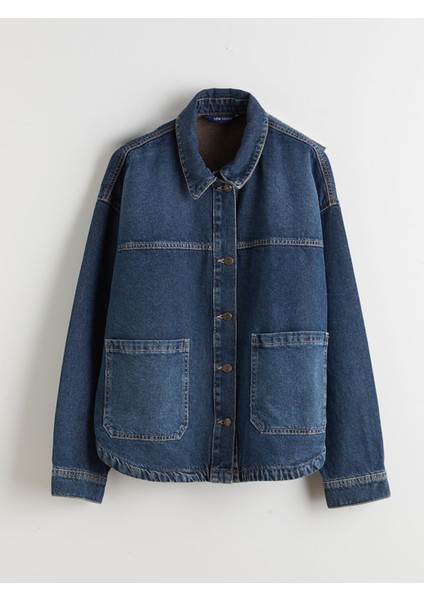 Yeni Sezon Oversize Kadın Jean Gömlek Ceket indirimleri