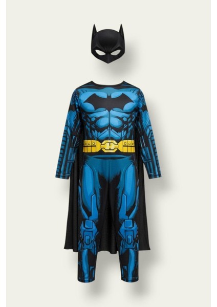 Batman Kassız Çocuk Kostümü - Mavi