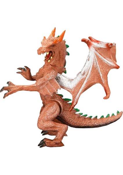 Standlı Ejderha Figürü 13 cm - Kahverengi (Lisinya) fiyatları