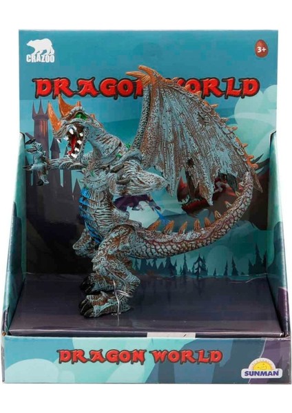 Standlı Ejderha Figürü 13 cm - Mavi (Lisinya) modelleri