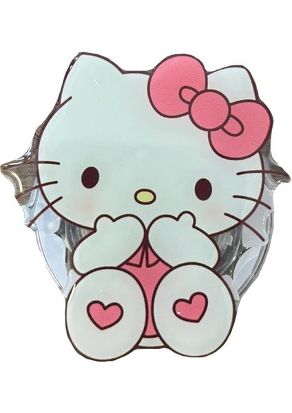 Magsafe Telefon Tutucu Stand Minik Kedi Beyaz