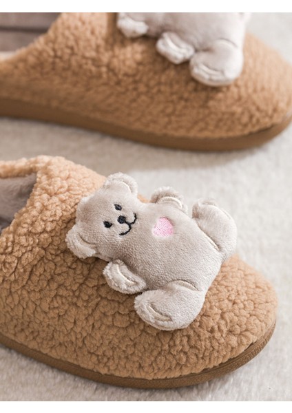 Yeni Sezon Hayvan Figürlü Pelüş Kadın Ev Terliği modelleri