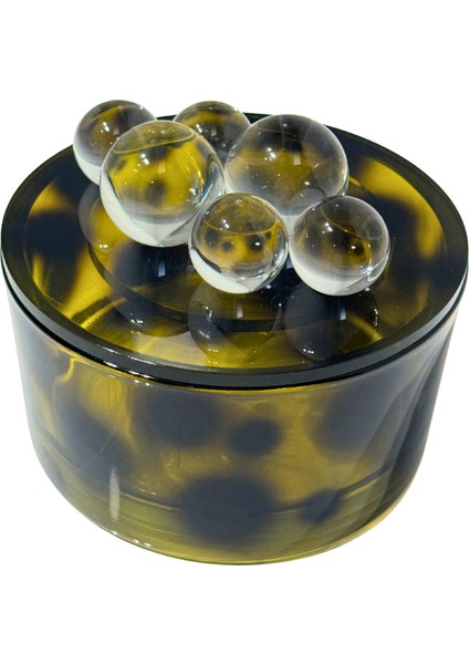 Cam Leopar Desen Haki Yeşil Dekoratif Kutu modelleri