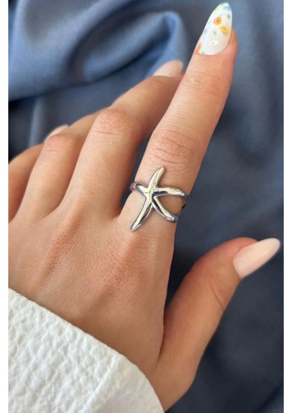 Yeni Sezon Starfish Tasarım Ayarlanabilir Kadın Yüzük