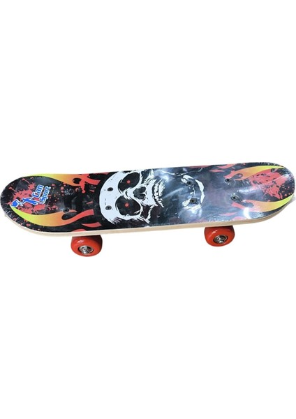 Can Sport 44 cm Desenli Küçük Kaykay BSK-1705-SIYAH