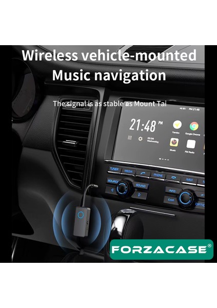 Tv, Araç, Bilgisayar Uyumlu 2in1 Aux Bluetooth 5.4 Kablosuz Ses Adaptörü - FC1130 modelleri