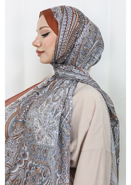 Etnik Desen Janjan Şal 70304-11 Tarçın Renk modelleri