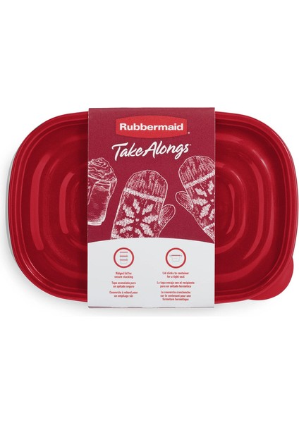 Takealongs 4 Cup Dikdörtgen Saklama Kabı 6’lı Set (12 Parça) – Bpa’sız, Mikrodalga ve Bulaşık Makinesi Uyumluu fiyatları