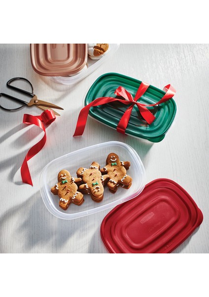 Takealongs 4 Cup Dikdörtgen Saklama Kabı 6’lı Set (12 Parça) – Bpa’sız, Mikrodalga ve Bulaşık Makinesi Uyumluu modelleri