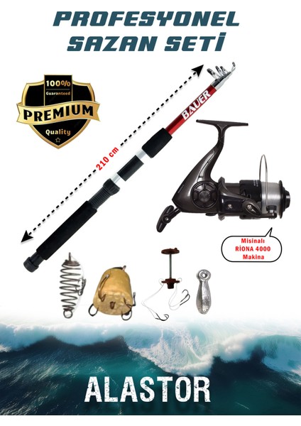 Profosyonel Sazan Olta Takımı Sazan Olta Seti Makineli Olta Seti 210 Kamış Makineli Olta