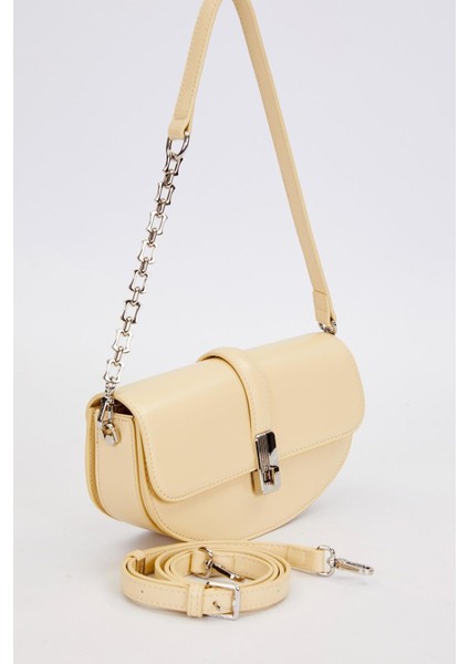 Sarı Metal Detaylı Omuz Çantası fiyatları