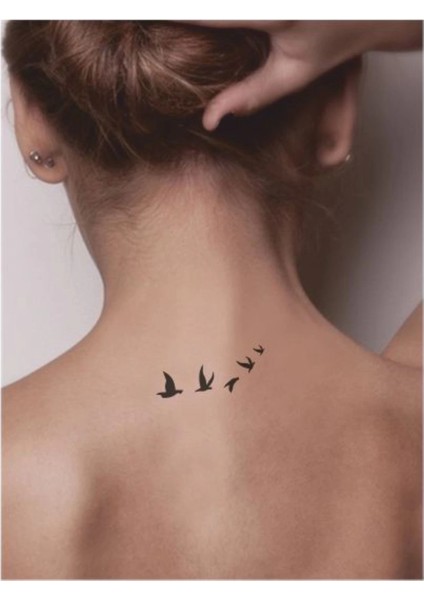 Göçmen Kuşlar Tattoo Geçici Dövme Şablonları Kına Kalıpları fiyatları