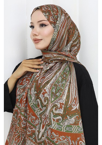 Etnik Desen Janjan Şal 70305-11 Kiremit fiyatları