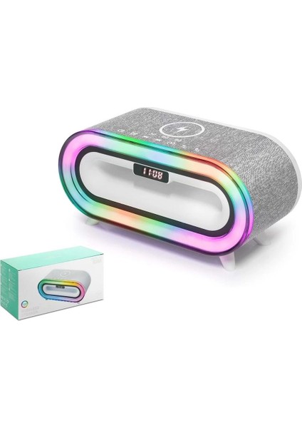 A916 Bluetooth Speaker Rgb Beyaz