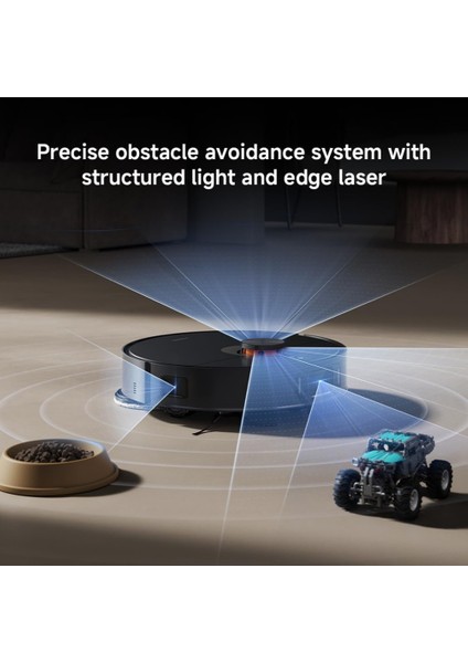 akıllı Haritalama, Eşzamanlı Vacumming & Mop, Hassas Lazer Haritalama ve NAVIGASYON,X20 Max Çöp Istasyonlu Akıllı Robot Süpürge + Mop