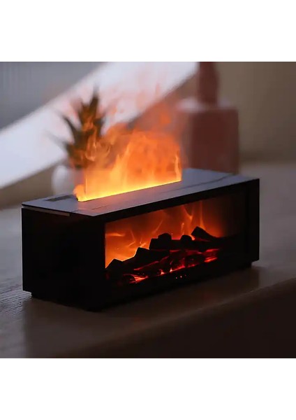 7 Renkli Şömine Hava Nemlendirici Aromaterapi Difüzör