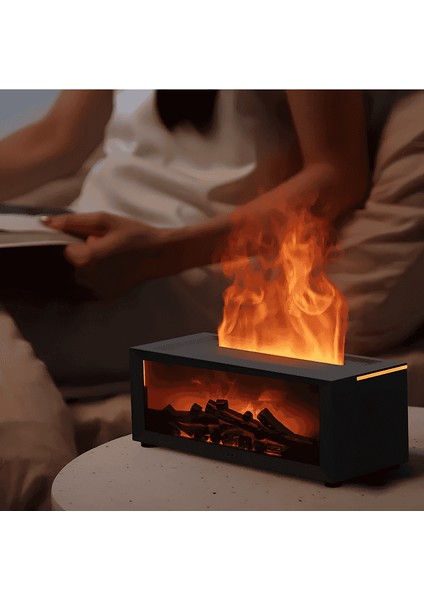 7 Renkli Şömine Hava Nemlendirici Aromaterapi Difüzör fiyatları