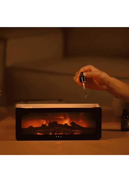 7 Renkli Şömine Hava Nemlendirici Aromaterapi Difüzör modelleri