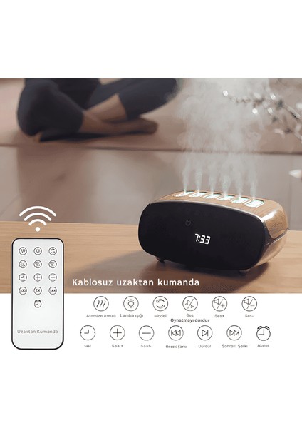 Çok Fonksiyonlu Aroma Dijital Spekaer Nemlendirici modelleri