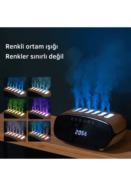 Çok Fonksiyonlu Aroma Dijital Spekaer Nemlendirici fırsatları
