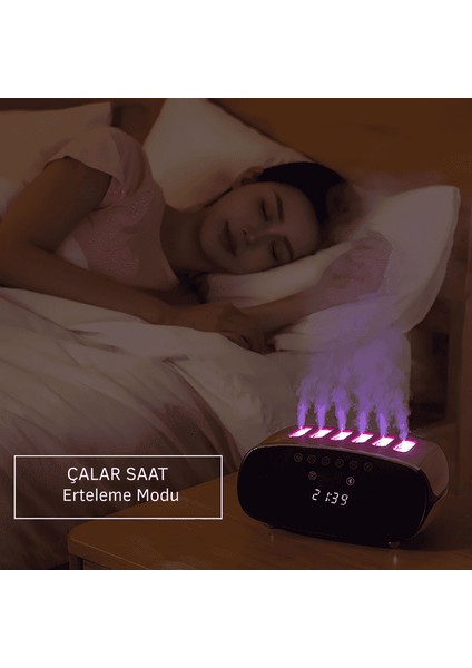 Çok Fonksiyonlu Aroma Dijital Spekaer Nemlendirici