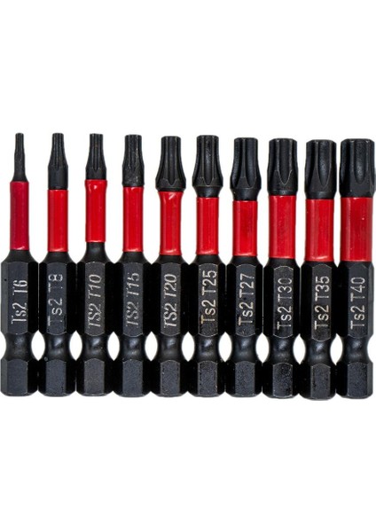 6442 Manyetik Torx Bits Uç Seti T6-T40 (11 Parça) fiyatları