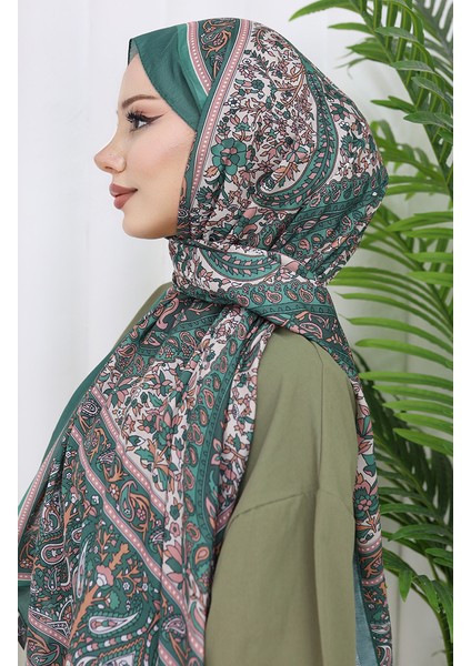 Etnik Desenli Soft Şal 70312-02 Zümrüt Yeşili fiyatları