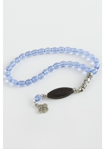 Wizard Mısır Kesim Cam Taş Tesbih 6 Mm-Mavi