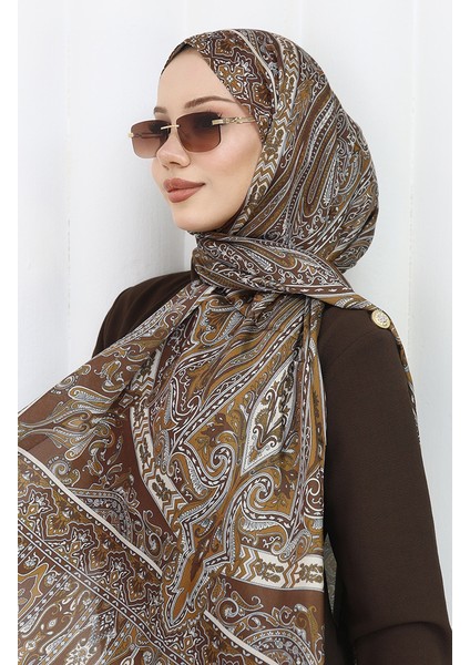 Etnik Desen Janjan Şal 70305-06 Kahverengi fiyatları