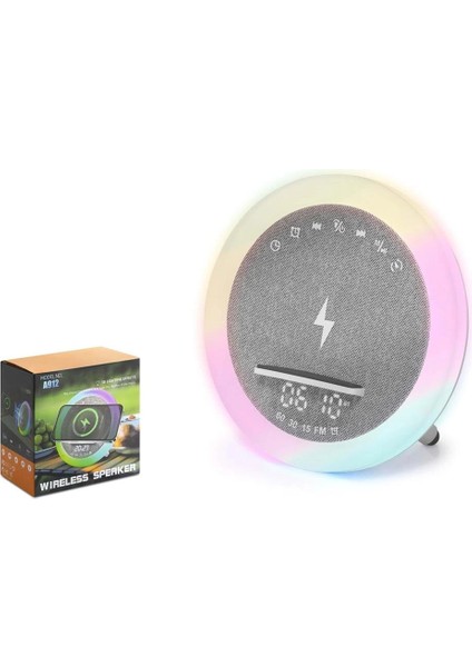A912 Bluetooth Speaker LED Beyaz